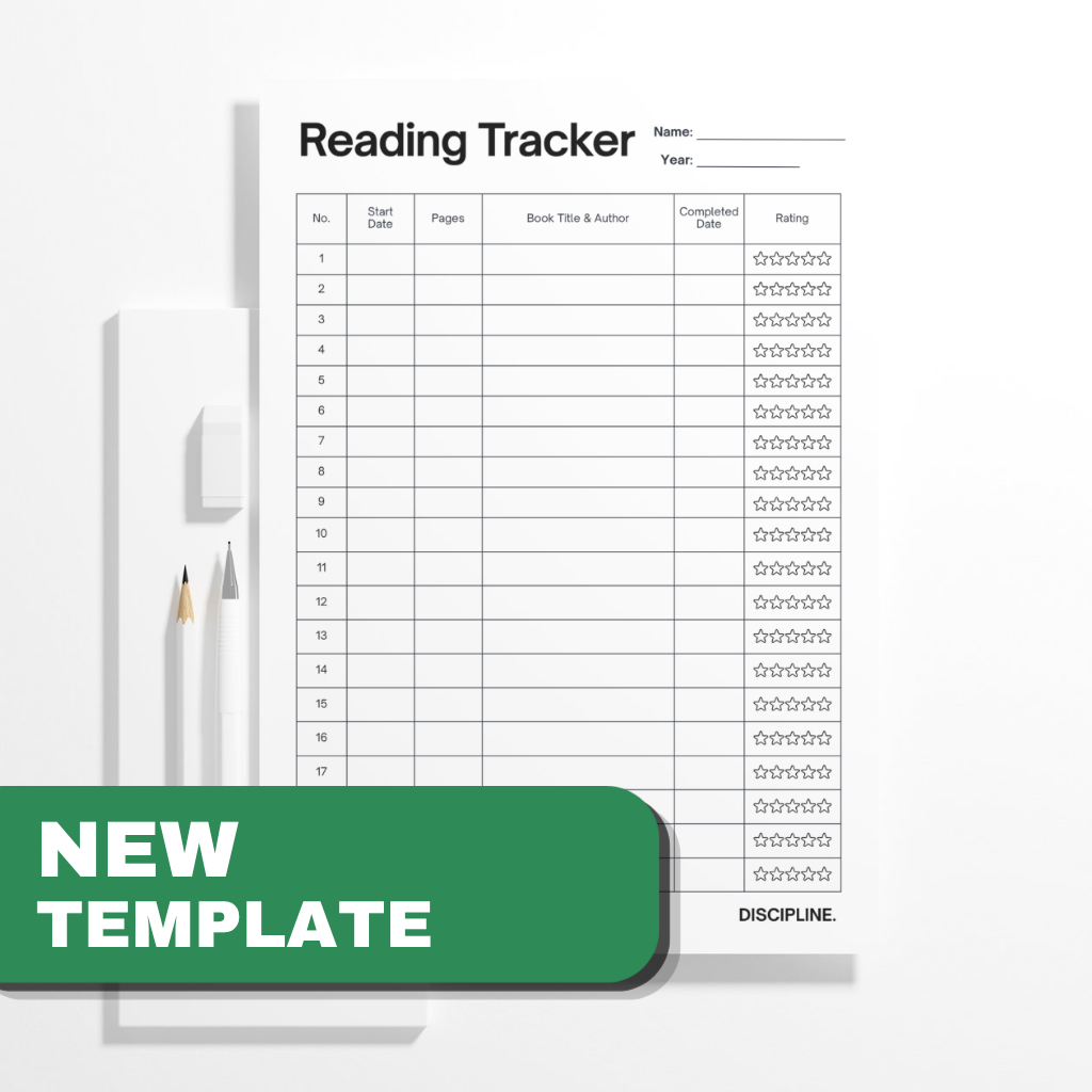 DISCIPLINE. HABIT TRACKER
