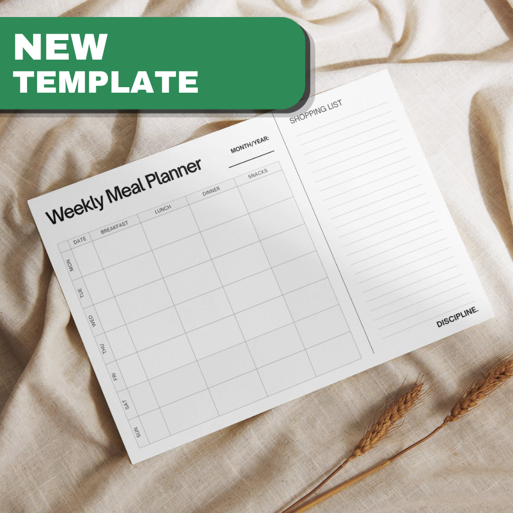 DISCIPLINE. HABIT TRACKER